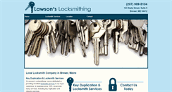 Desktop Screenshot of lawsonslocksmithing.com
